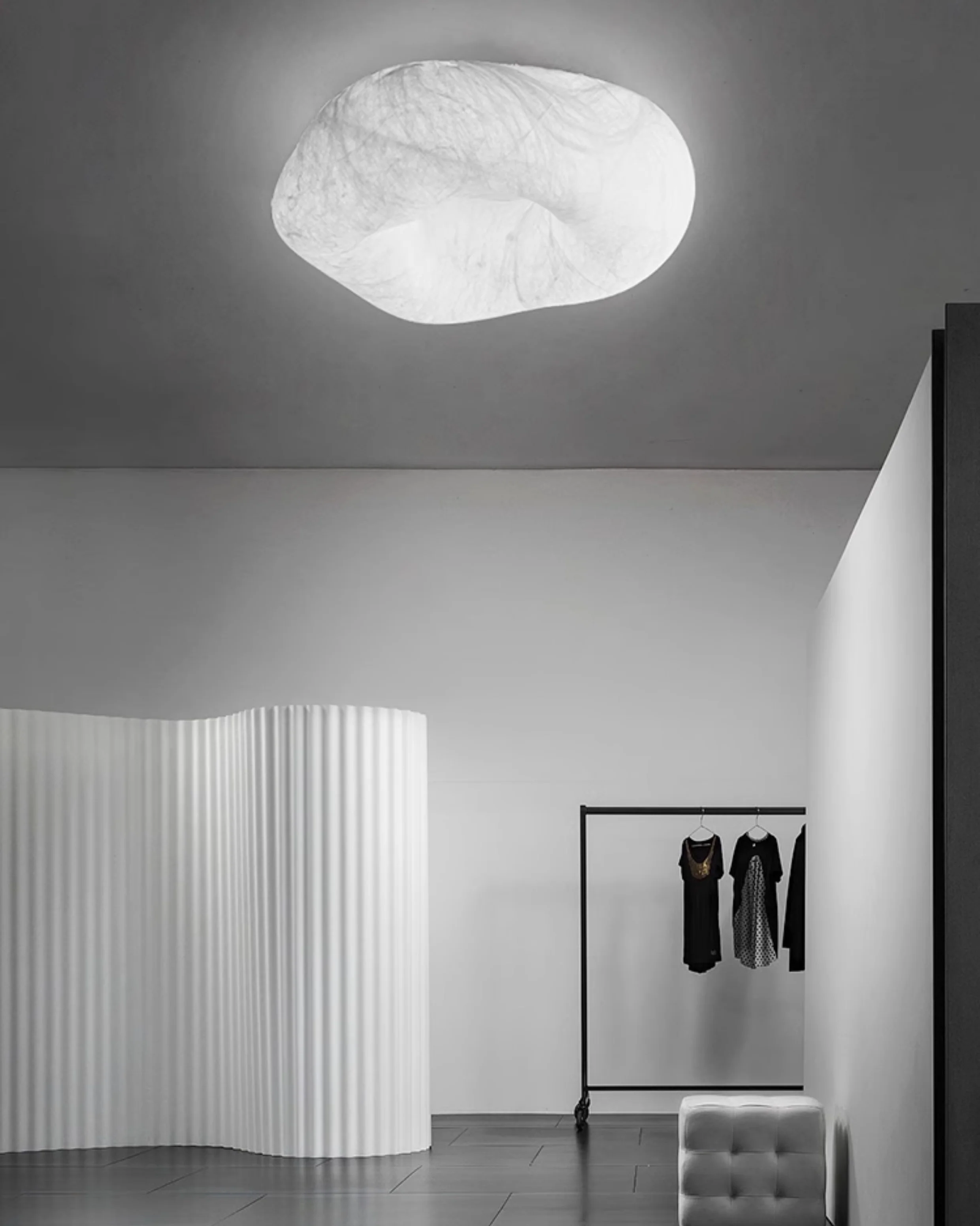 WOMO Japandi Silk Flush Mount Ceiling Light-WM1144 - Image 13