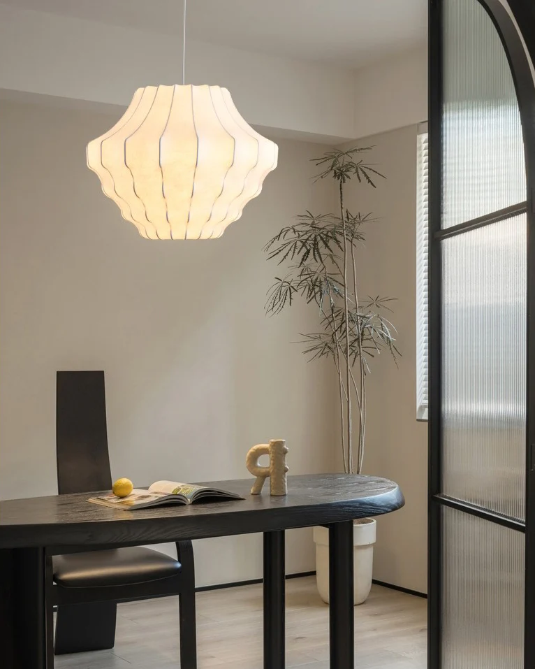 WOMO Japandi Silk Pendant Light-WM2950 - Image 4
