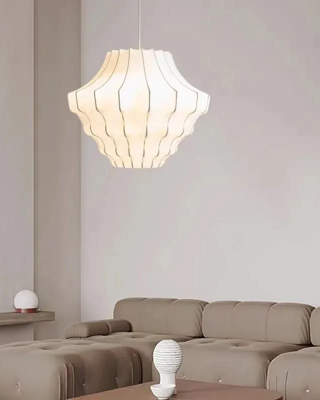 WOMO Japandi Silk Pendant Light-WM2950 - Image 7
