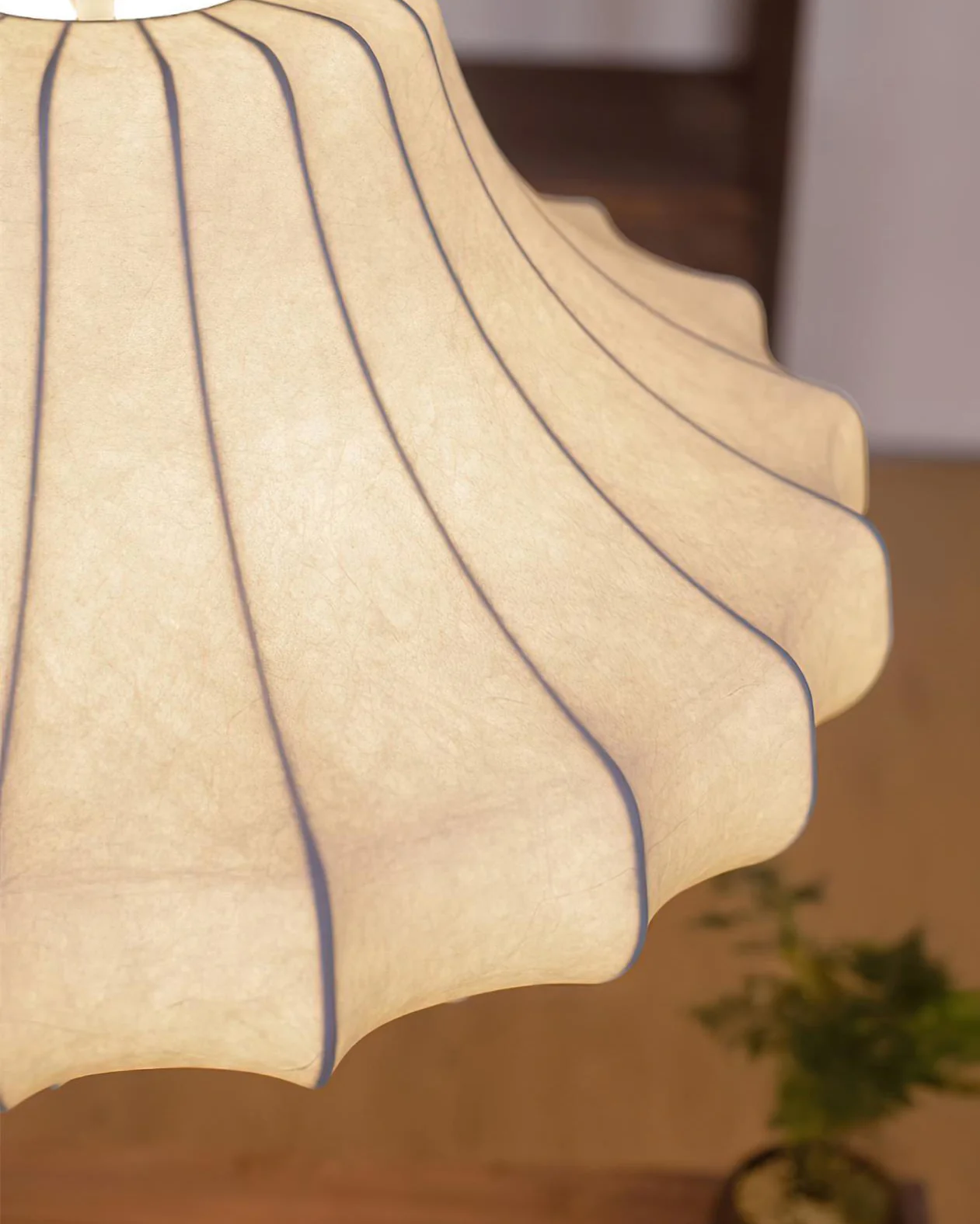 WOMO Japandi Silk Pendant Light-WM2950 - Image 9