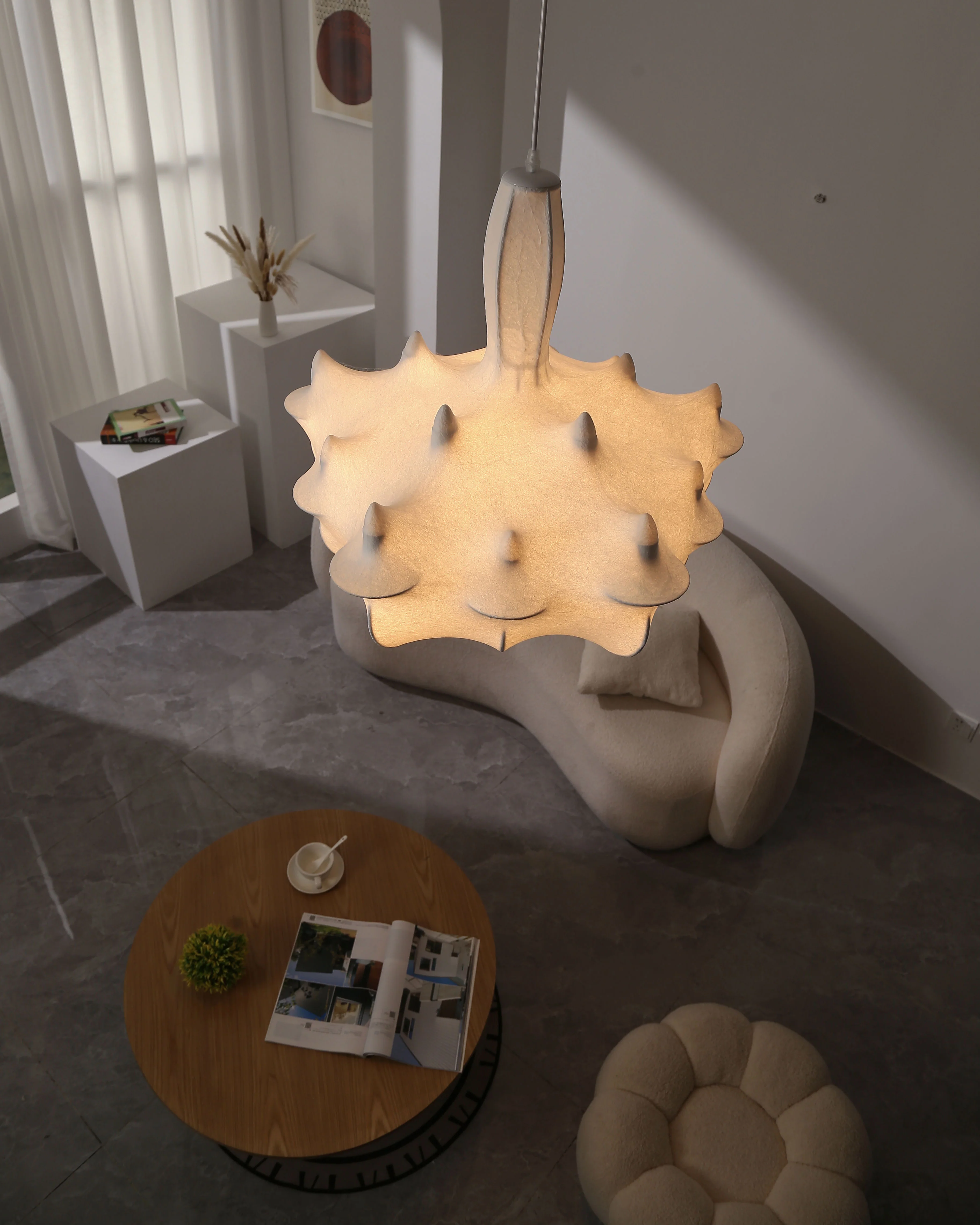 WOMO Large Silk Chandelier-WM2955 - Image 16