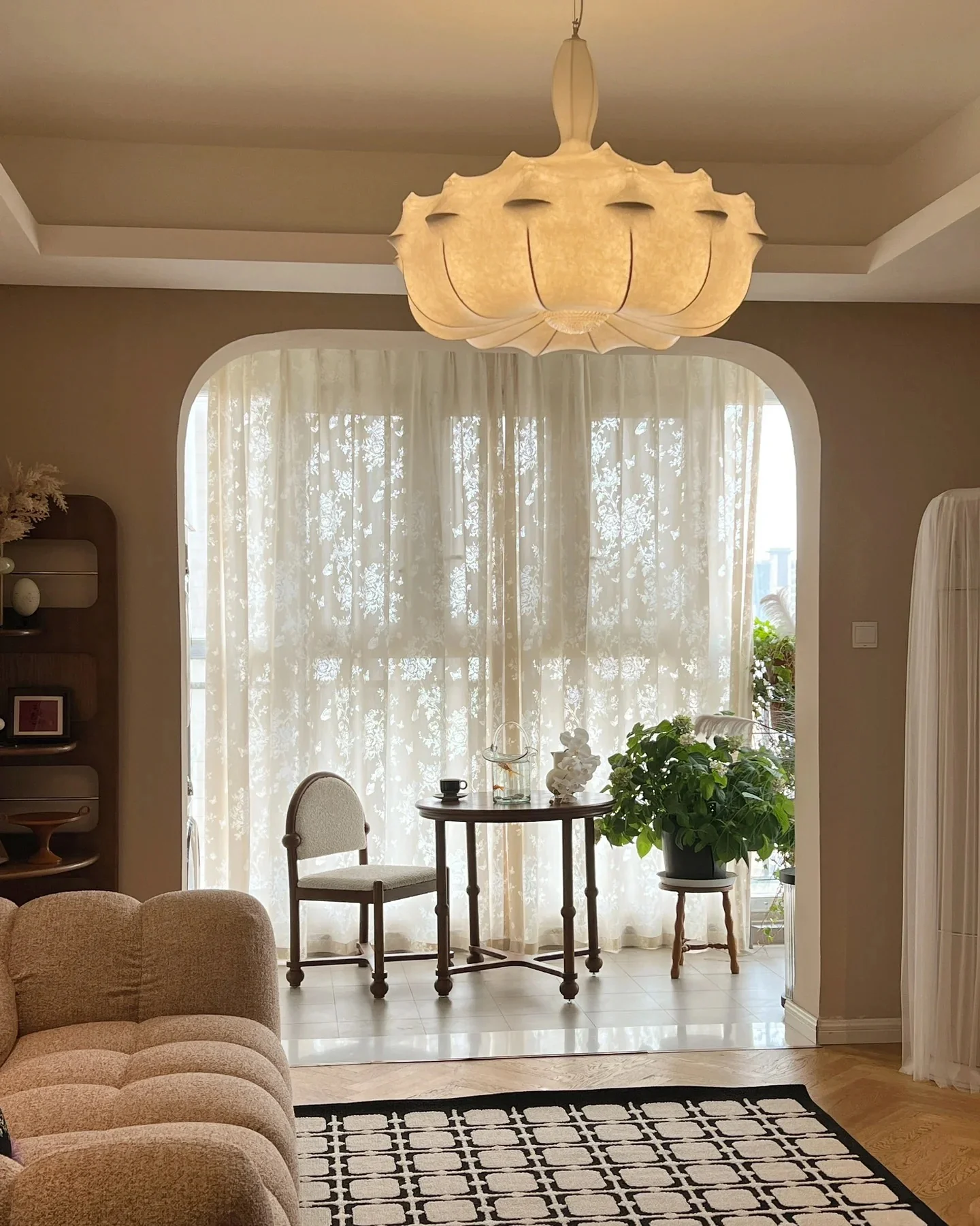 WOMO Large Silk Chandelier-WM2955 - Image 2