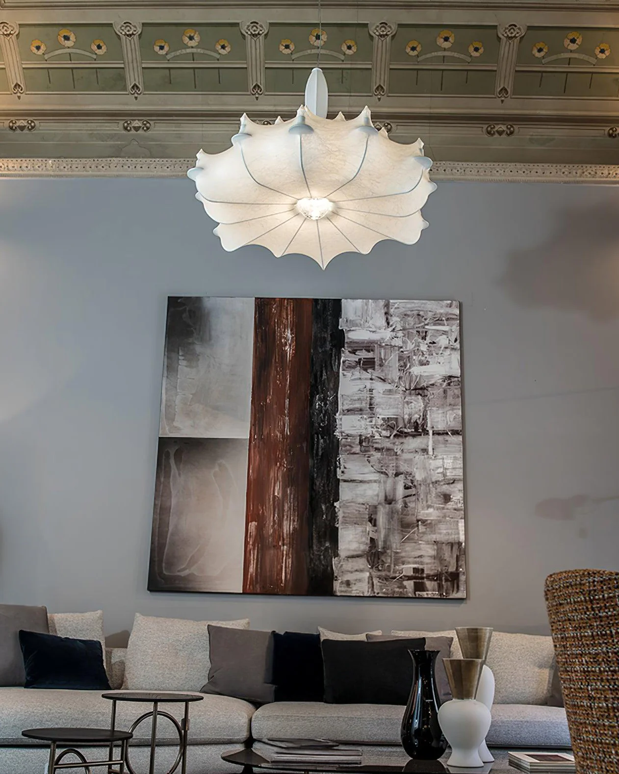 WOMO Large Silk Chandelier-WM2955 - Image 5