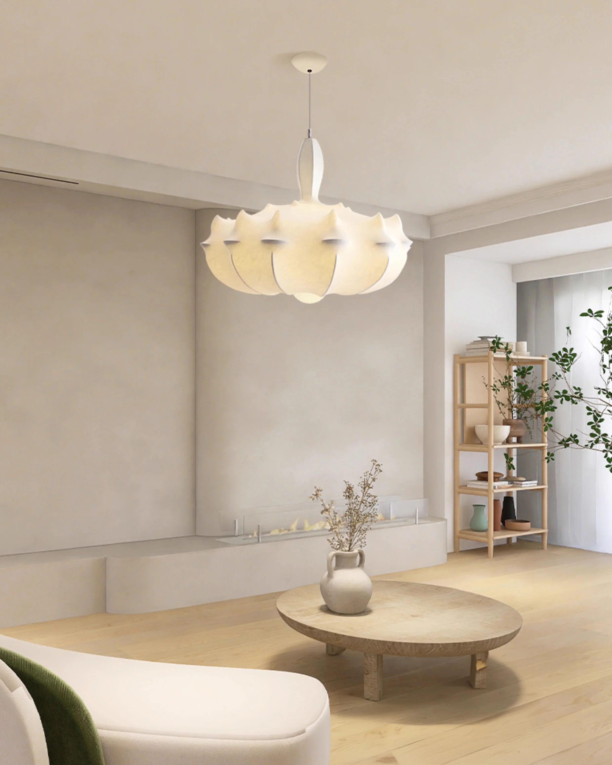 WOMO Large Silk Chandelier-WM2955 - Image 7