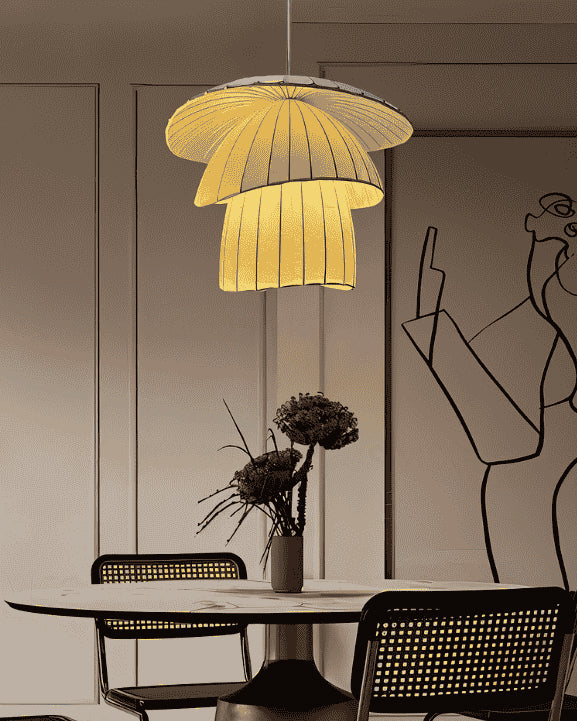 WOMO Japandi Coir Silk Pendant Light-WM2963 - Image 3