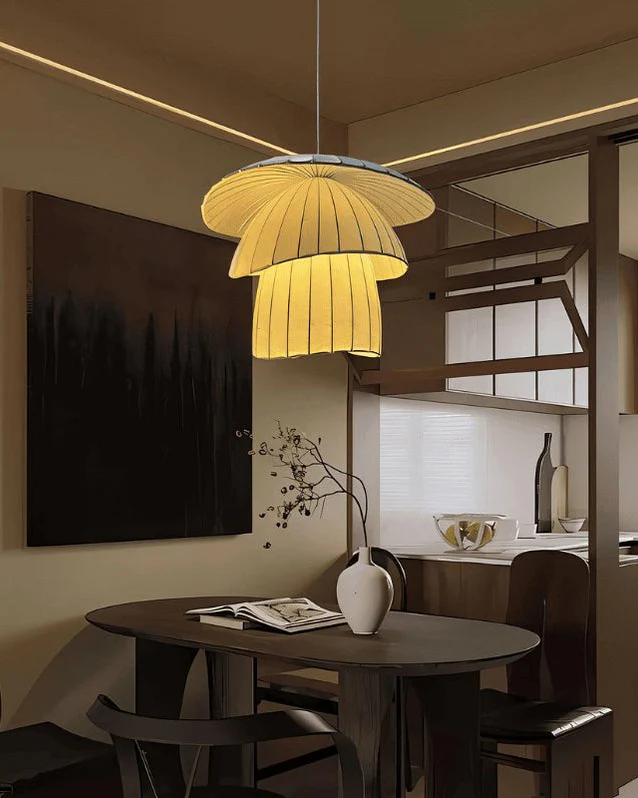 WOMO Japandi Coir Silk Pendant Light-WM2963 - Image 4