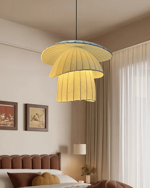 WOMO Japandi Coir Silk Pendant Light-WM2963 - Image 6