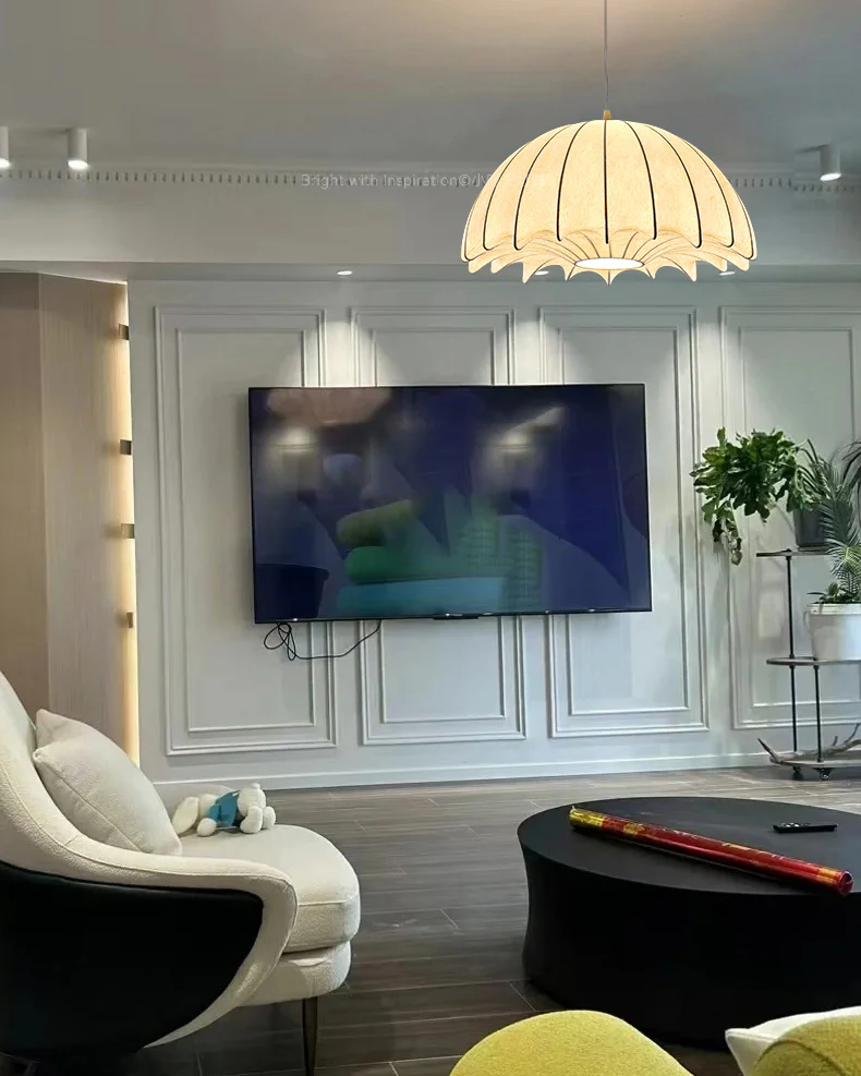 WOMO Jellyfish Silk Pendant Light-WM2974 - Image 7