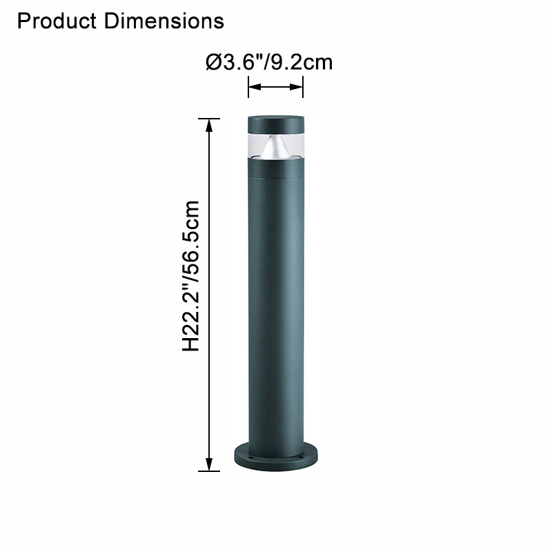 WOMO Landscape Bollard Light-WM9134 - Image 26