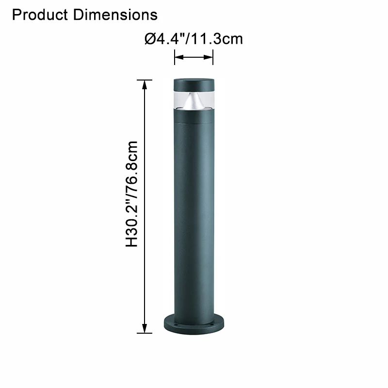 WOMO Landscape Bollard Light-WM9134 - Image 28