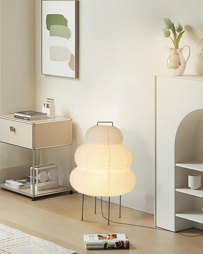 WOMO Lantern Fabric Floor Lamp-WM7091 - Image 12