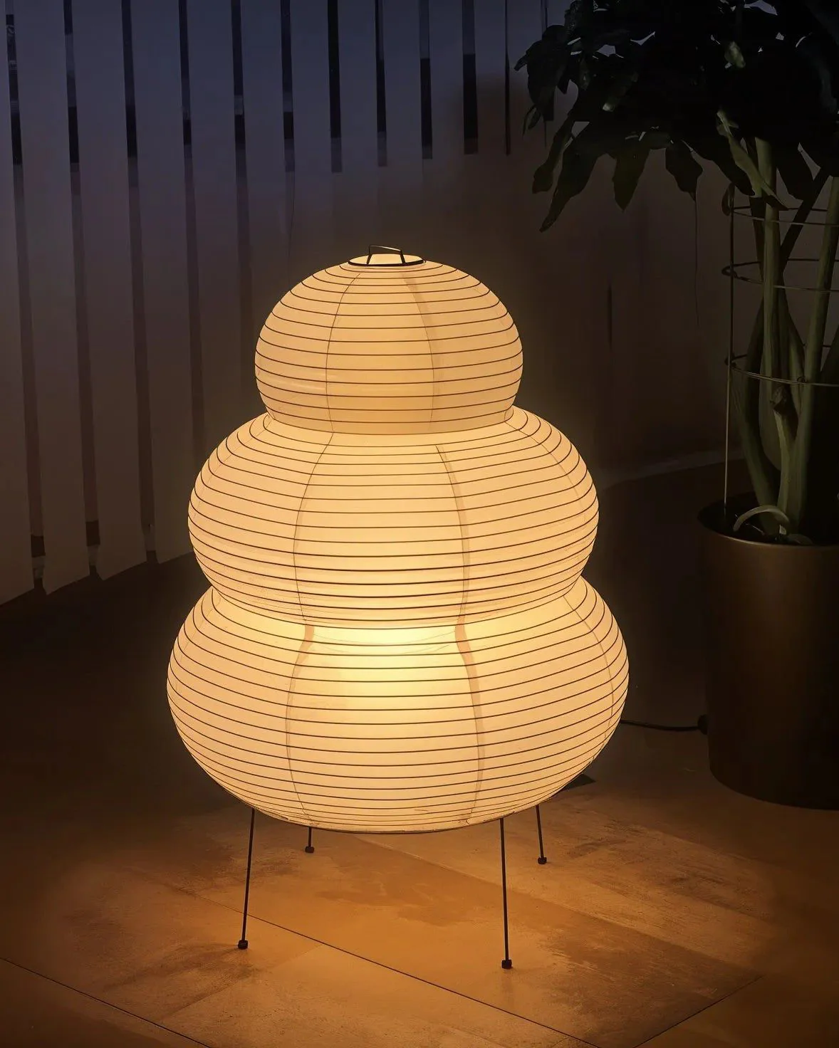 WOMO Lantern Fabric Floor Lamp-WM7091 - Image 13