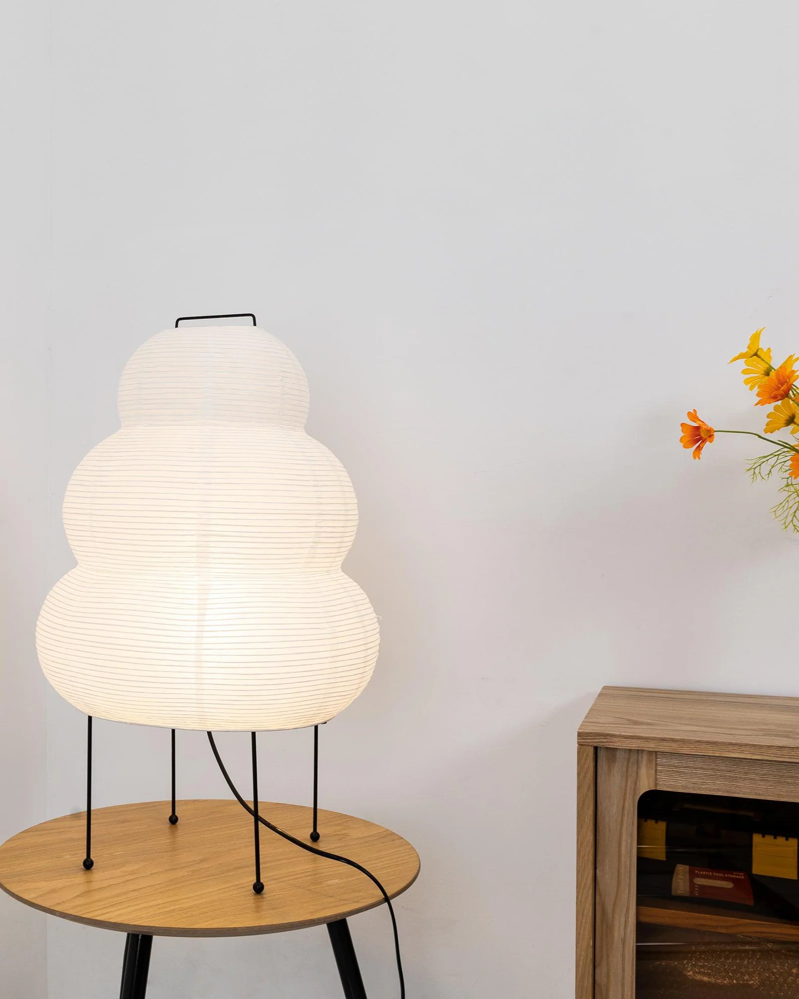WOMO Lantern Fabric Floor Lamp-WM7091 - Image 15