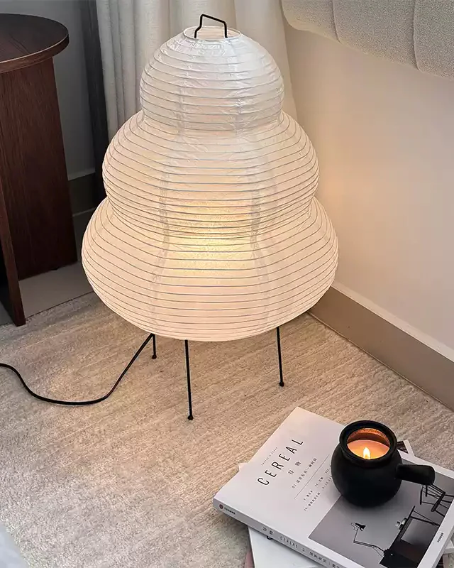 WOMO Lantern Fabric Floor Lamp-WM7091 - Image 17