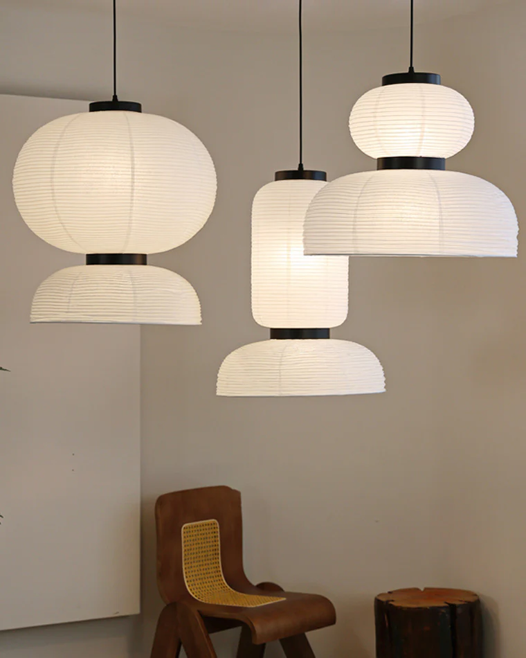 WOMO Lantern Silk Pendant Light-WM2472 - Image 13