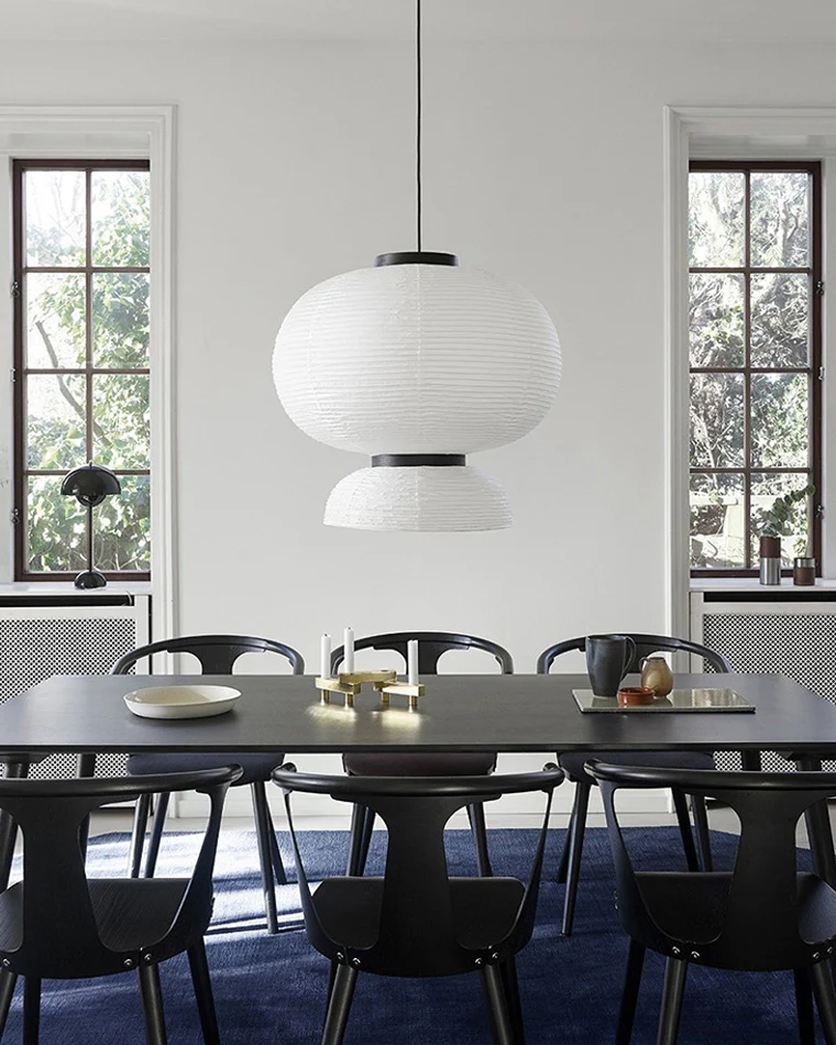 WOMO Lantern Silk Pendant Light-WM2472 - Image 8