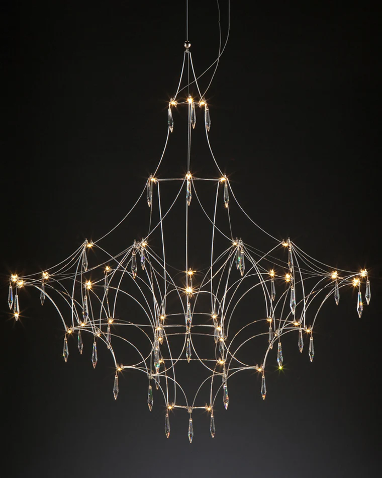 WOMO Large Sculptural Crystal Chandelier-WM2201 - Image 100