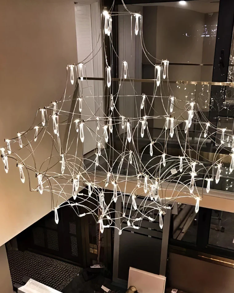 WOMO Large Sculptural Crystal Chandelier-WM2201 - Image 102