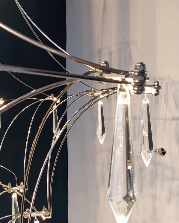 WOMO Large Sculptural Crystal Chandelier-WM2201 - Image 104