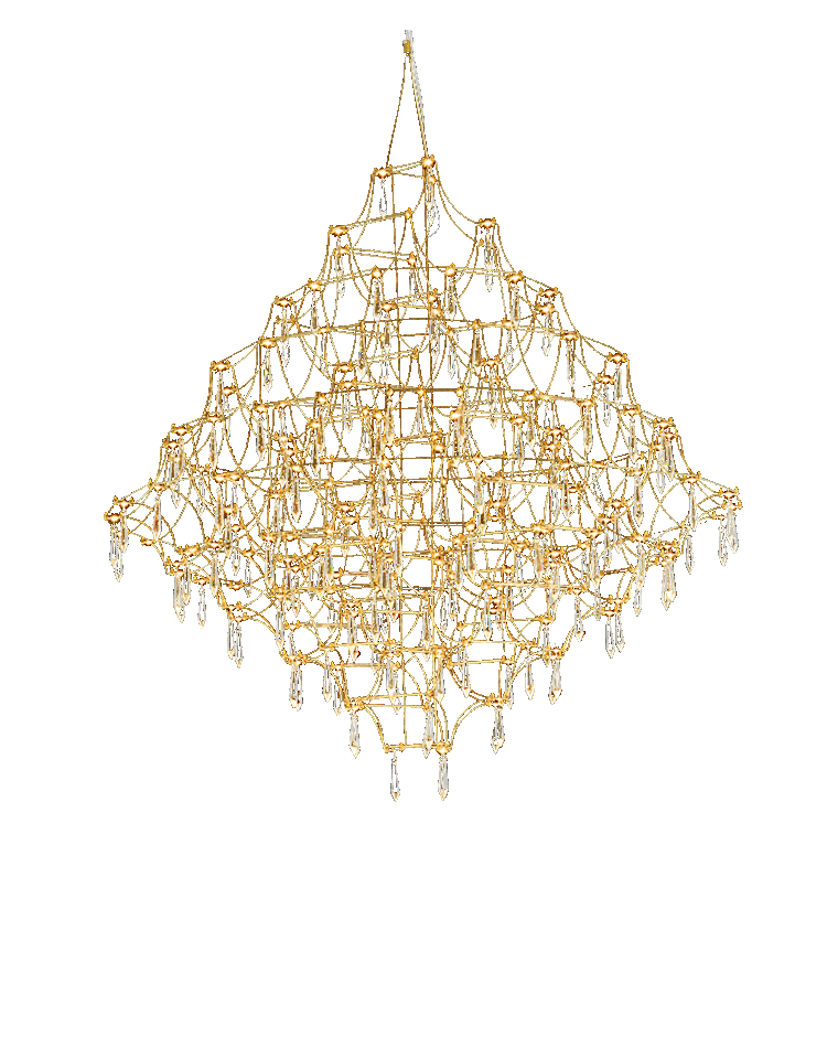 WOMO Large Sculptural Crystal Chandelier-WM2201 - Image 107