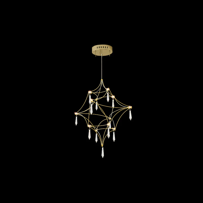 WOMO Large Sculptural Crystal Chandelier-WM2201 - Image 110