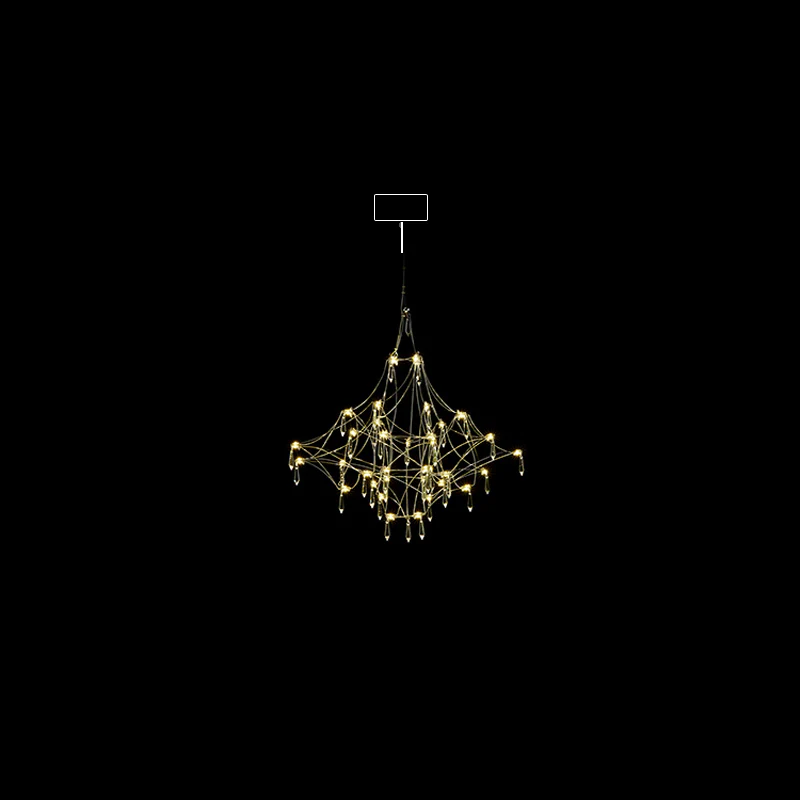 WOMO Large Sculptural Crystal Chandelier-WM2201 - Image 114