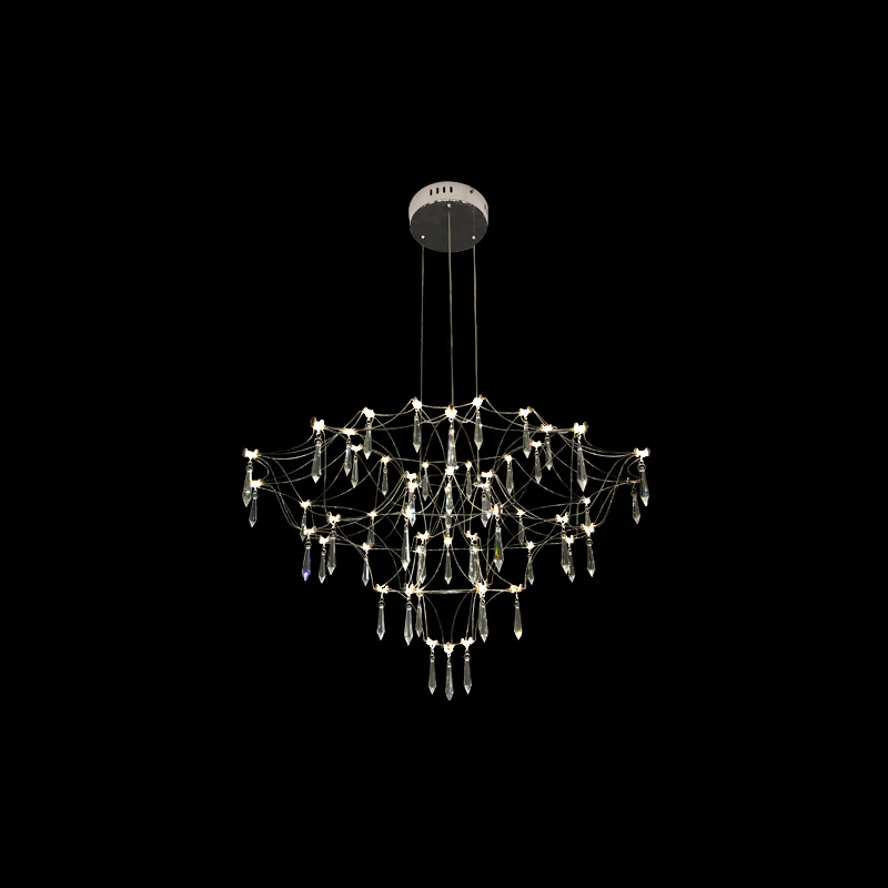 WOMO Large Sculptural Crystal Chandelier-WM2201 - Image 116