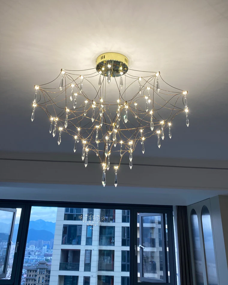 WOMO Large Sculptural Crystal Chandelier-WM2201 - Image 19
