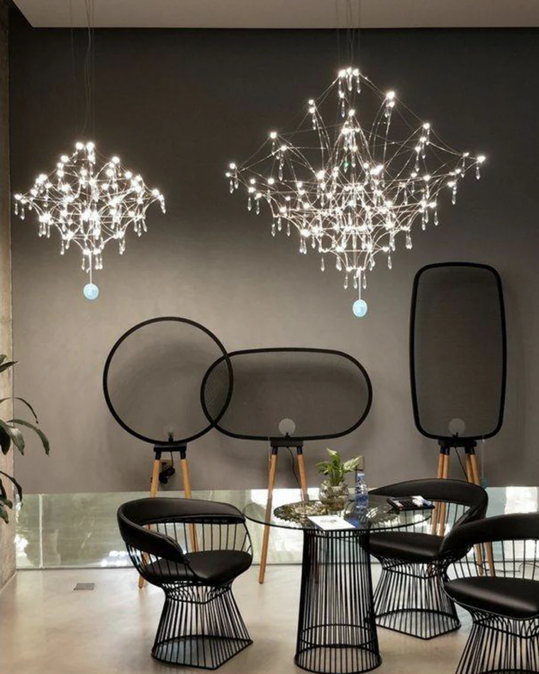 WOMO Large Sculptural Crystal Chandelier-WM2201 - Image 2