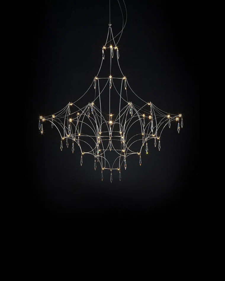 WOMO Large Sculptural Crystal Chandelier-WM2201 - Image 24