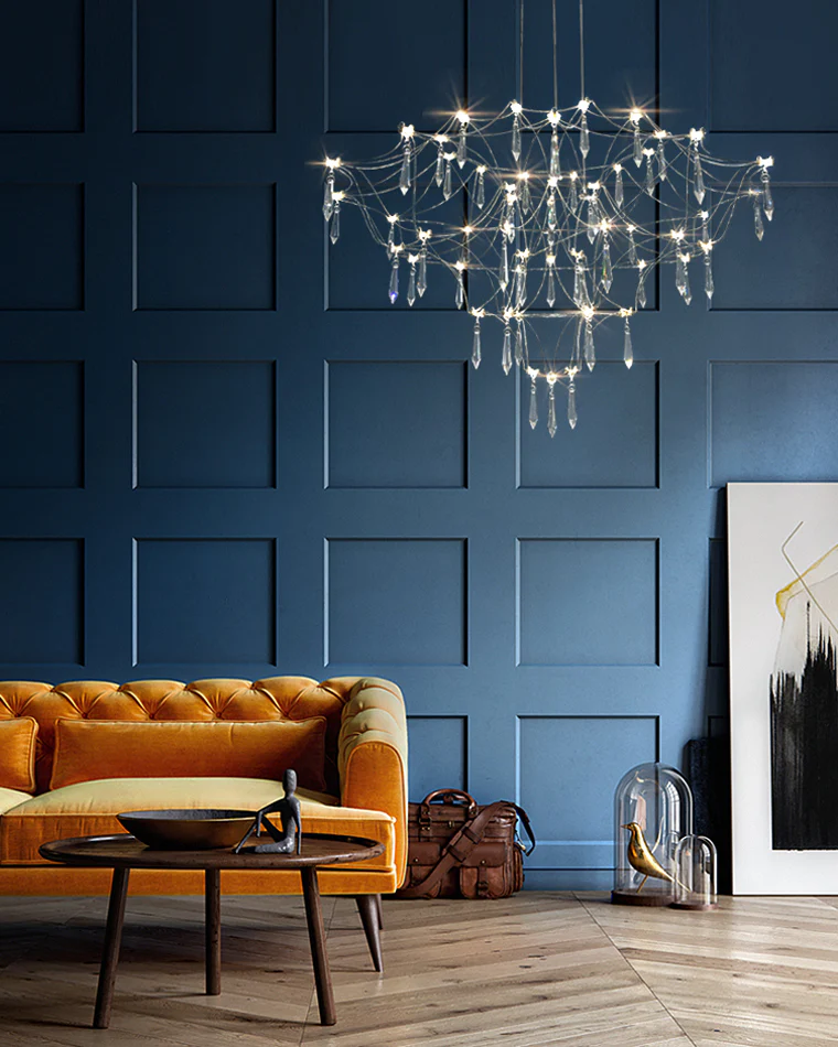 WOMO Large Sculptural Crystal Chandelier-WM2201 - Image 26