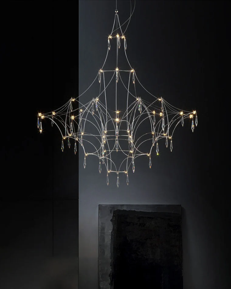 WOMO Large Sculptural Crystal Chandelier-WM2201 - Image 3