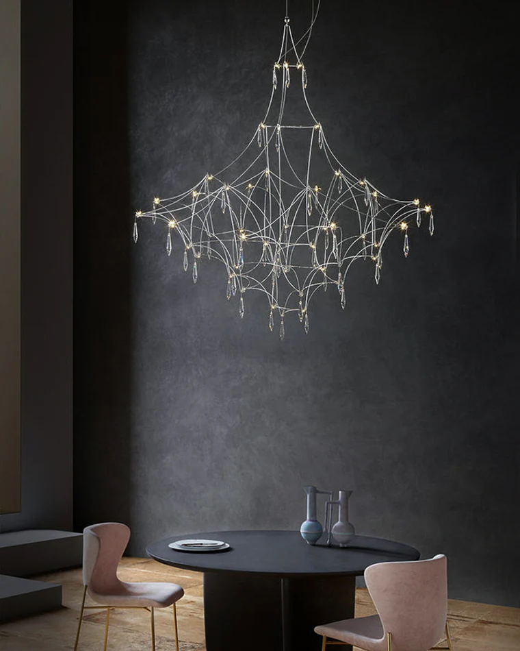 WOMO Large Sculptural Crystal Chandelier-WM2201 - Image 31