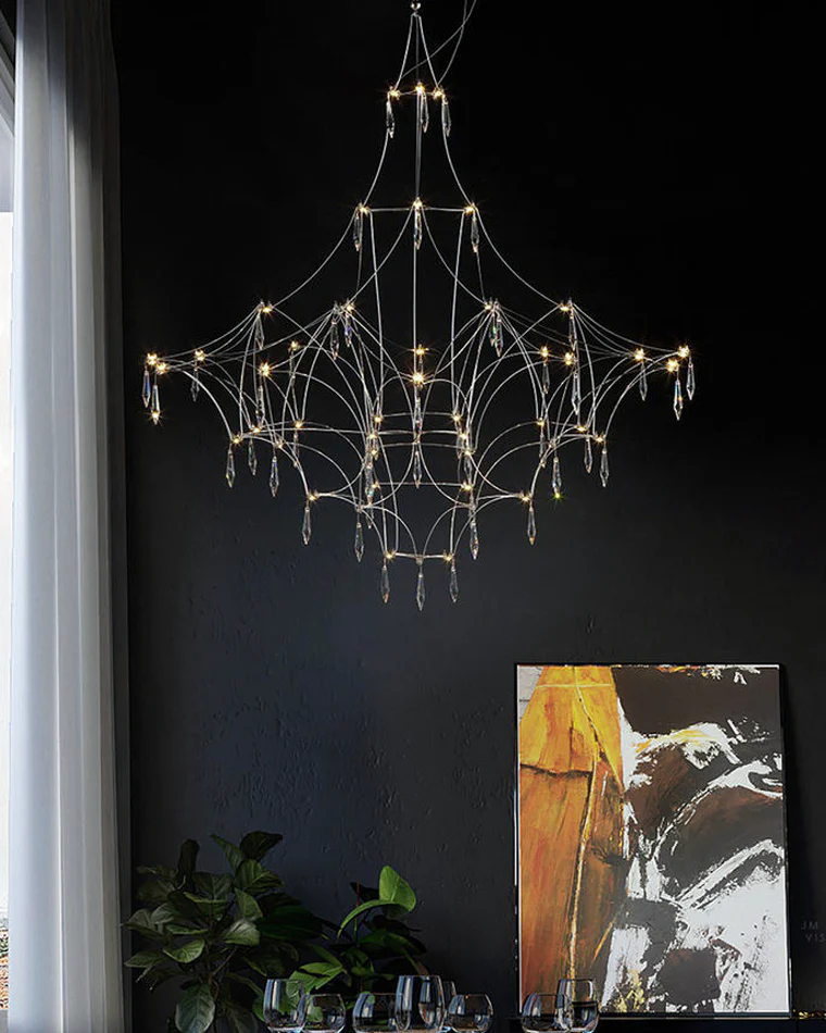 WOMO Large Sculptural Crystal Chandelier-WM2201 - Image 38