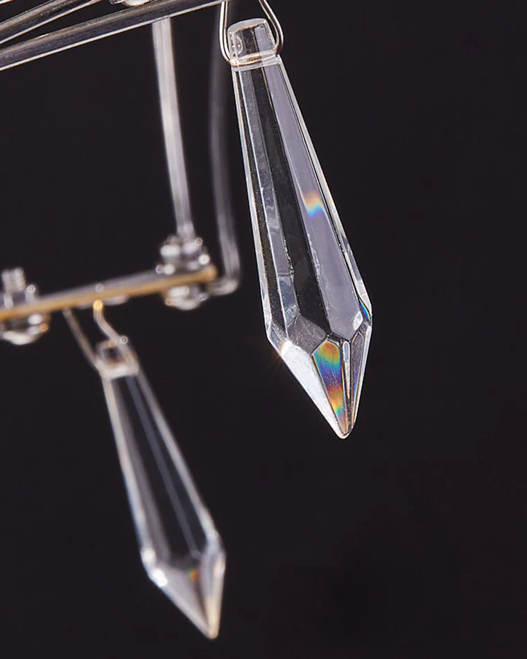 WOMO Large Sculptural Crystal Chandelier-WM2201 - Image 41
