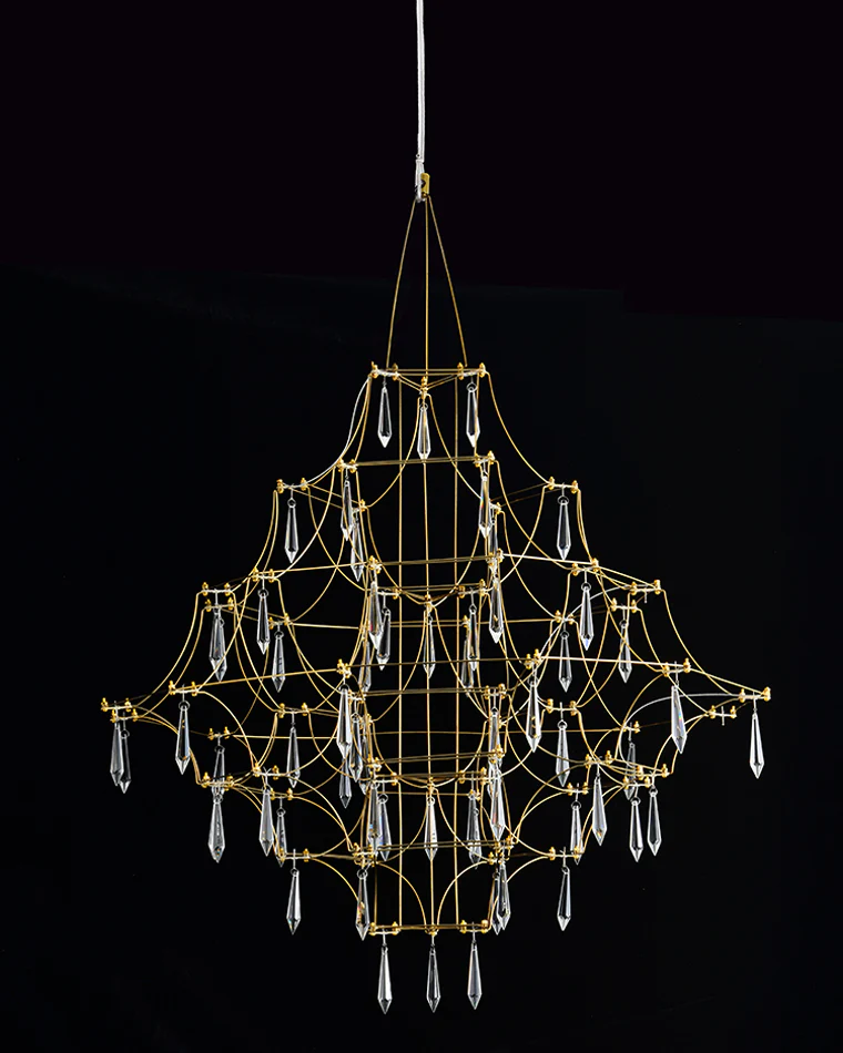 WOMO Large Sculptural Crystal Chandelier-WM2201 - Image 42