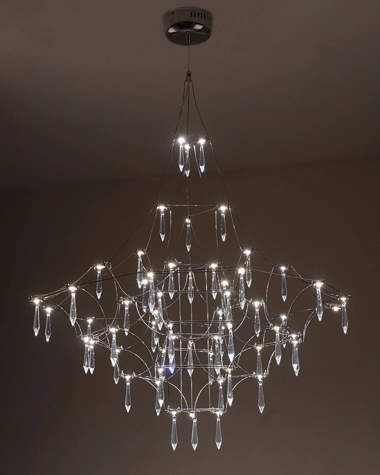 WOMO Large Sculptural Crystal Chandelier-WM2201 - Image 47