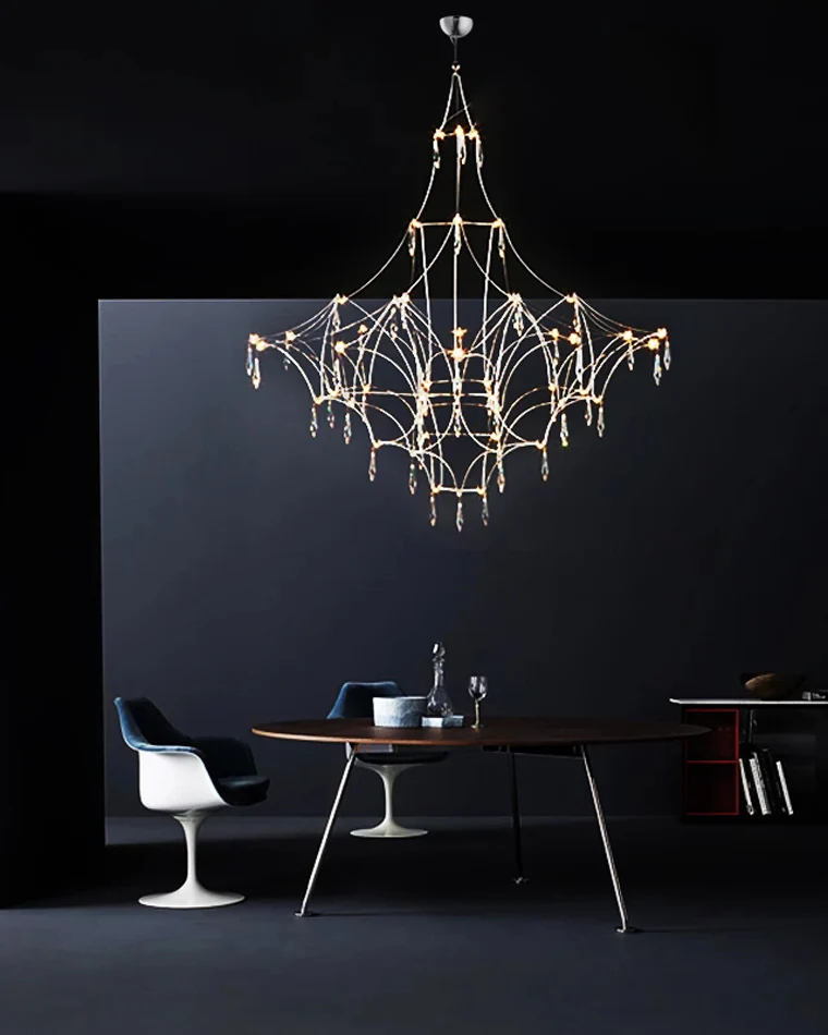 WOMO Large Sculptural Crystal Chandelier-WM2201 - Image 48