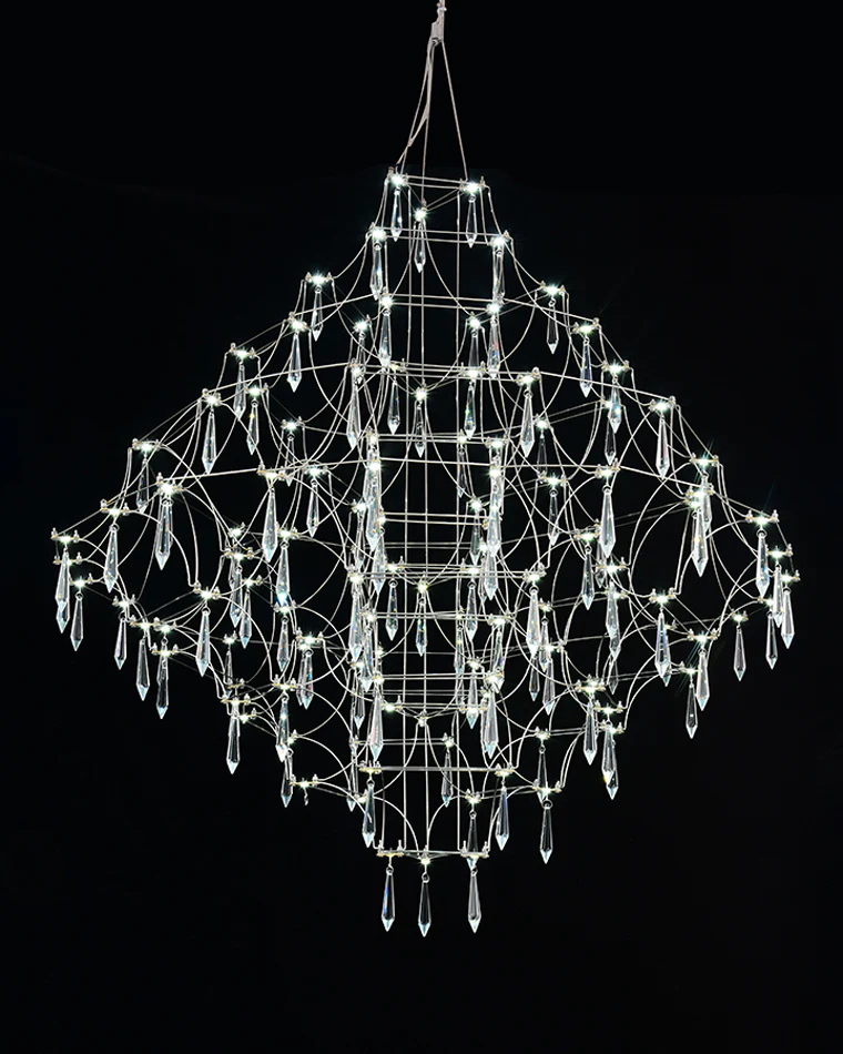 WOMO Large Sculptural Crystal Chandelier-WM2201 - Image 50