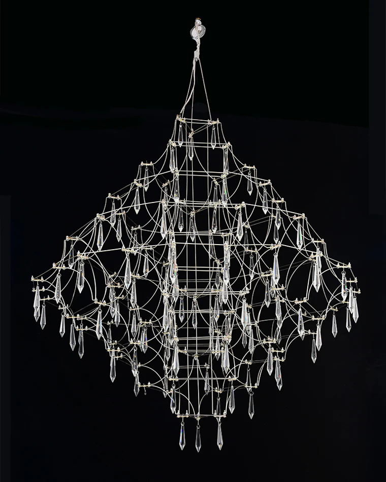 WOMO Large Sculptural Crystal Chandelier-WM2201 - Image 52