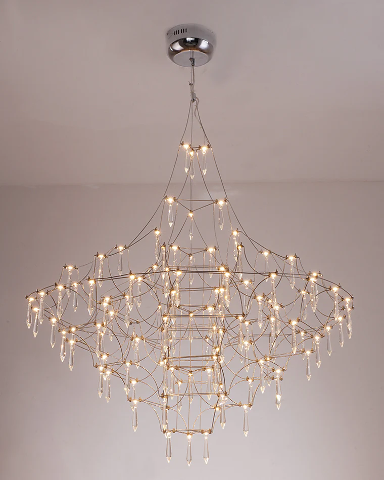 WOMO Large Sculptural Crystal Chandelier-WM2201 - Image 55
