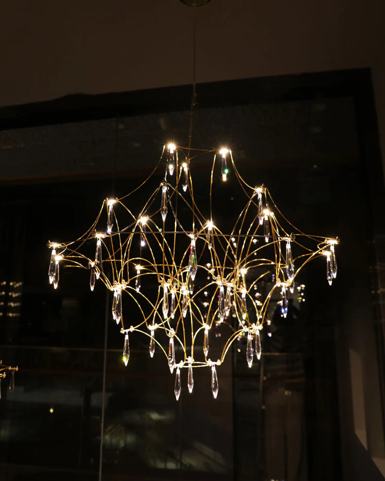 WOMO Large Sculptural Crystal Chandelier-WM2201 - Image 59