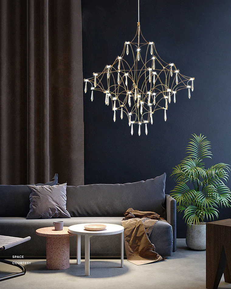 WOMO Large Sculptural Crystal Chandelier-WM2201 - Image 6