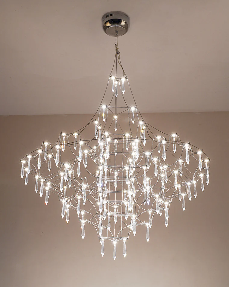 WOMO Large Sculptural Crystal Chandelier-WM2201 - Image 60