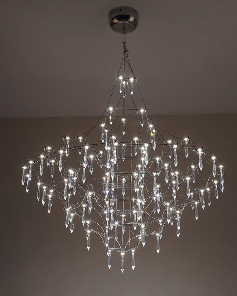 WOMO Large Sculptural Crystal Chandelier-WM2201 - Image 62