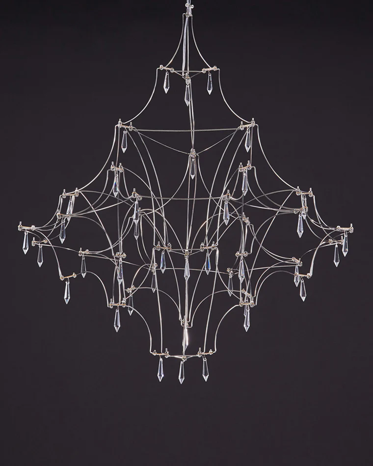 WOMO Large Sculptural Crystal Chandelier-WM2201 - Image 65