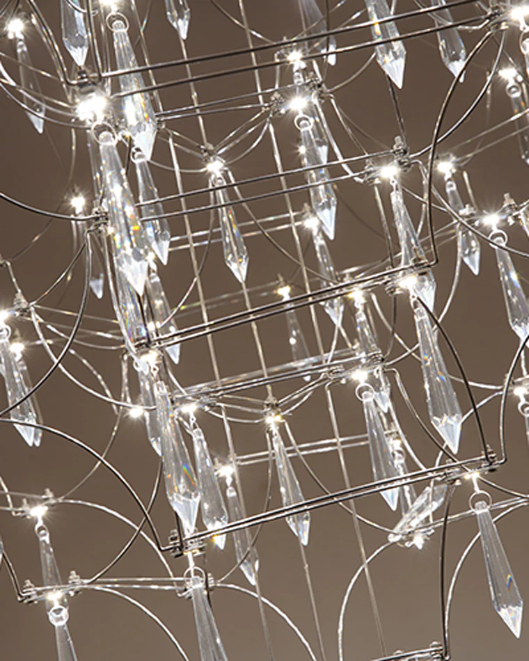 WOMO Large Sculptural Crystal Chandelier-WM2201 - Image 71