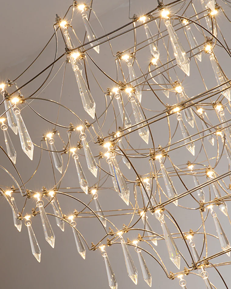 WOMO Large Sculptural Crystal Chandelier-WM2201 - Image 73