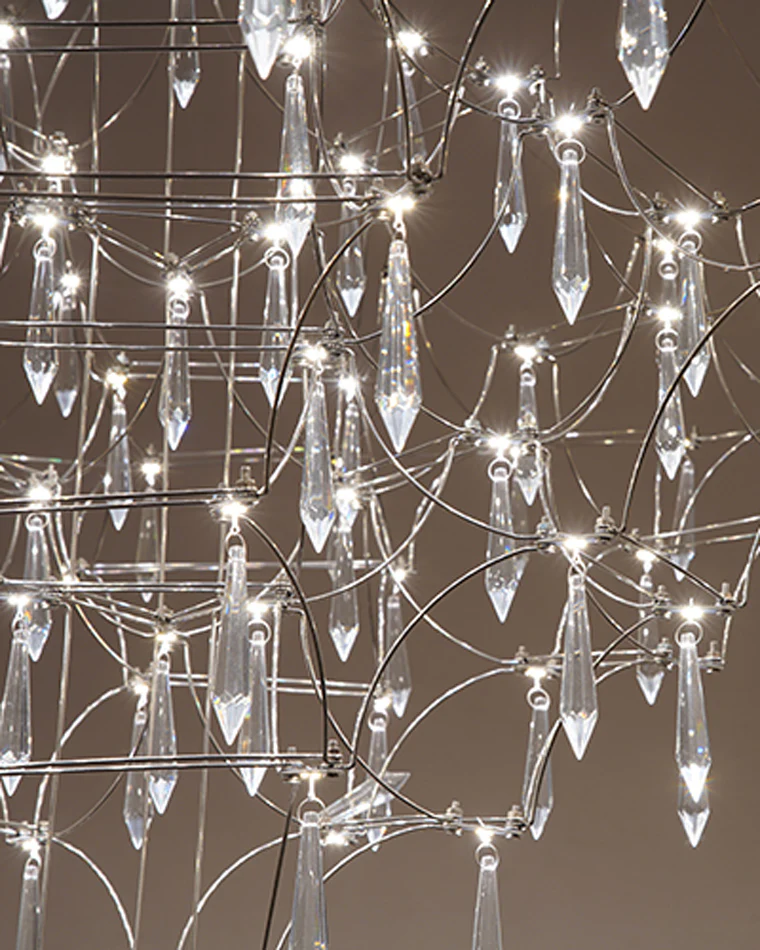 WOMO Large Sculptural Crystal Chandelier-WM2201 - Image 74