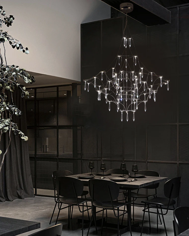 WOMO Large Sculptural Crystal Chandelier-WM2201 - Image 75
